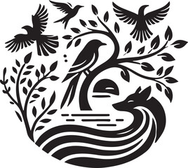 black and white tattoo