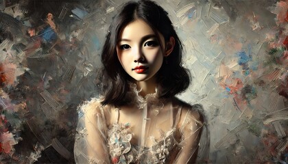 Fototapeta premium Vibrant Expression in Subtle Tones