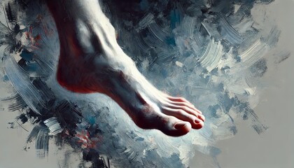 Fototapeta premium Subtle Elegance in Poised Motion