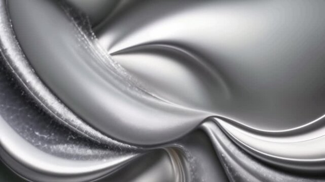 background of metal, dynamic motion of silver wave for futuristic graphic visuals
