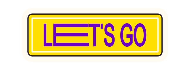 Lettering inspiration pop art sticker