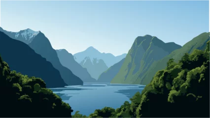 Gardinen Nature's Beauty- Fiordland National Park.eps © yaron