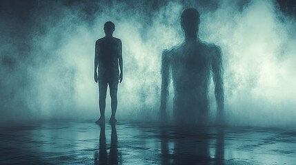 Symbolic representation of addiction and alcohol through surreal and conceptual imagery, AI generated.