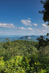 Looking Glass Rock from the Blue Ridge Parkway, NC