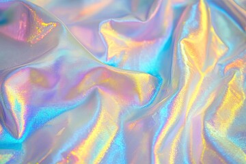 Fototapeta premium Holographic rainbow pastel-colored background