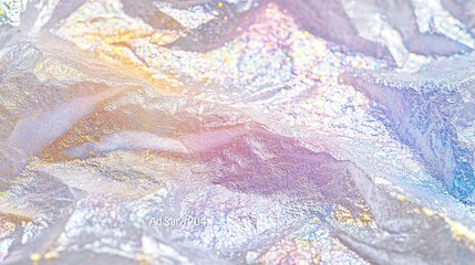 Iridescent Holographic Texture Background, white background