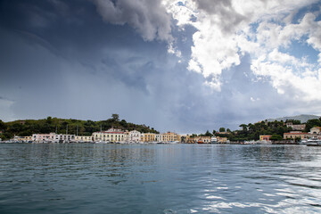 Obraz premium porto d'Ischia, beautiful island in Italy