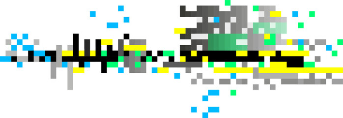 Colorful pixelated abstract background creating a vibrant and chaotic design, perfect for enhancing websites, banners, posters, and social media posts with dynamic visual energy