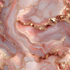 pink Gold and white marbel seamless texture