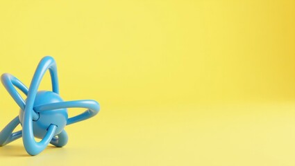 Camouflage green soldier's helmet on right. Soft blue background. Copy space for text, 3D render AI Generated Designer Element
