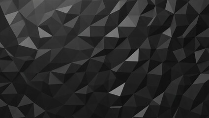 Obraz premium Abstract Black Triangular Geometric Pattern Design