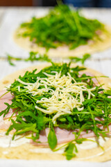 Piadina, italian typic food