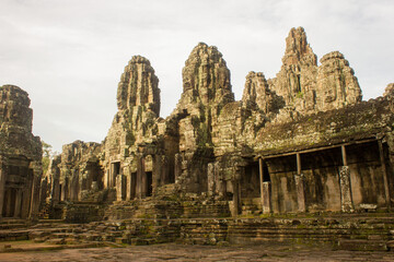 Fototapeta premium Bayon Temple in the Angkor Wat complex in Siem Reap, Cambodia