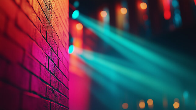 Gospel choir performs soulful music with vibrant lighting in an indoor venue during a lively community event