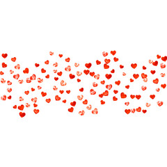 St Valentine Sale Glitter. Greeting Border For Gift. Graphic Frame. Rose Retro Decoration. Handdrawn Backdrop For Woman. Pink Special Banner. Red St Valentine Sale Glitter.