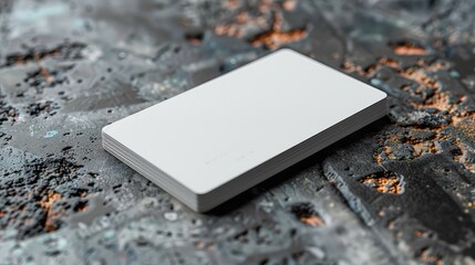 Minimalistic Concrete Card Design