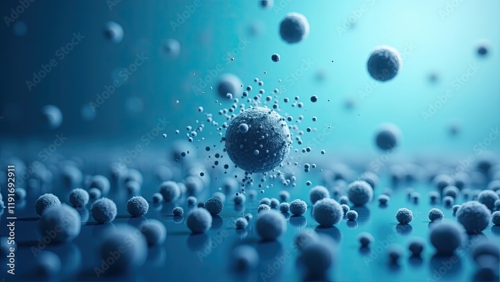 Poster exploration of brownian motion in a captivating microscopic world