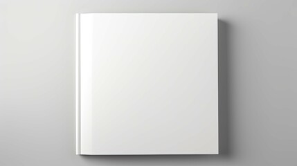 A white book with no text on the cover