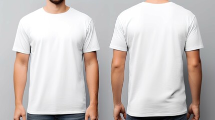 The shirt is white and has no design