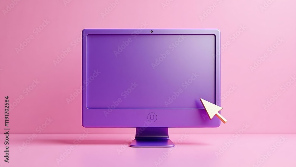 Fototapete coral pink dumbbell on right. soft green background. copy space for text, 3d render ai generated des