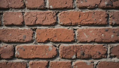 Obraz premium Weathered red brick wall texture.