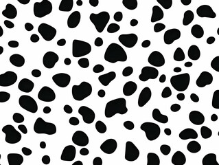 Black and White Abstract Spotted Pattern creates a visually striking design.