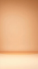 Smooth Peach Background Creates a Soft and Inviting Ambiance for Product Display or Presentations