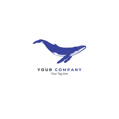 Blue Whale Logo for Big company