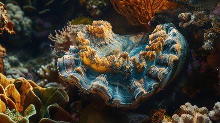 Obraz premium Vibrant Underwater World. Rich Ecological Diversity concept