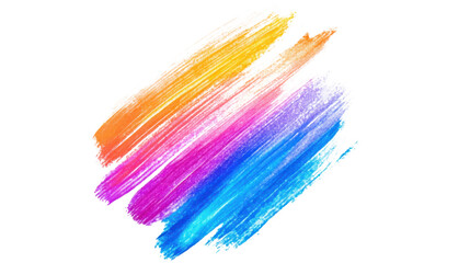 Brush stroke with paint transparent background