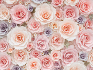 Beautiful arrangement of pink roses for a romantic setting.