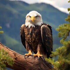 american bald eagle in flight