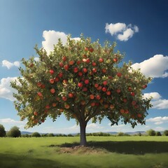 apple tree on a day