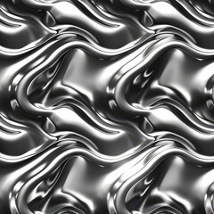 Obraz premium Flowing Symphony. Abstract liquid art with symmetrical lines