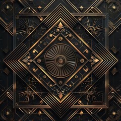 Geometric Harmony. Modern Art concept