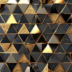 Fototapeta premium Modern Luxury Property Showcase. Elegant Gold and Orange Design