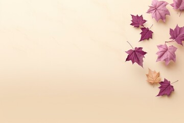 purple maple leaves dropping background wallpaper