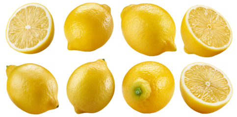 Lemons on a Black Background: Photography