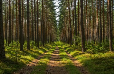 Fototapeta premium landscape with mountains and clouds