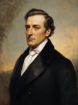 Classic Portrait of a Distinguished Gentleman in Formal Attire