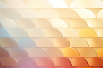Obraz premium Pastel Scallop Gradient Background