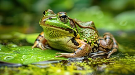 The Adaptive Nature of Frog Eyes. Evolutionary Adaptation concept