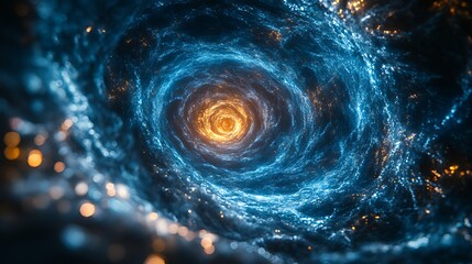 Cosmic vortex swirling, energy, nebula, background, abstract, design