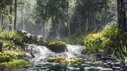 natural environments using edge computing