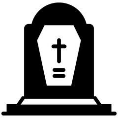 Obraz premium Cemetery Icon