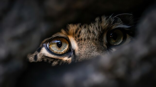 Majestic Cat. Portrait of a Feline Beauty