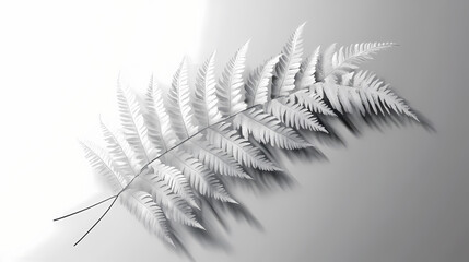 Naklejka premium realistic transparent shadow shadowfern