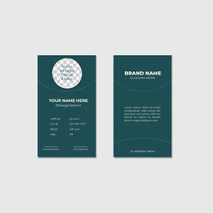 "Professional ID Card Design: Sleek, Modern, and Customizable Templates"