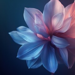 Delicate blooming flower nature scene photography soft lighting close-up floral beauty