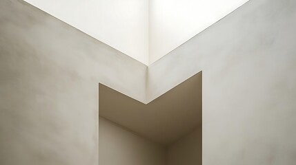 Fototapeta premium Abstract Architectural Interior Wall Design